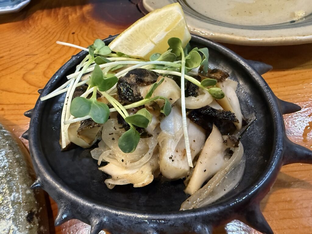 京 トコブシのバター焼き